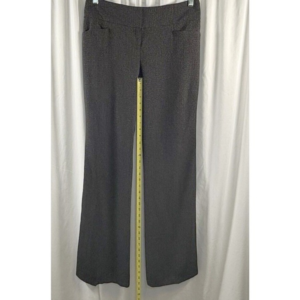 The Limited Cassidy Gray Black Textured Dress Pants Straight Leg 10 Preppy 76-21 - Picture 5 of 14